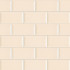 impermo, goedkope keramische wandtegel, beige metrotegel 10x20, slagerijtegel, tegel met afgeschuinde